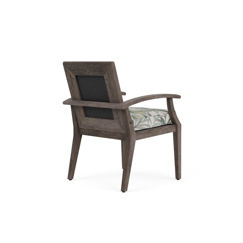 Frontier Outdoor Dining Armchair, Calidora Mist, Charcoal