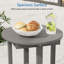 Table d'appoint ronde extérieure, petite table de bout en PEHD Adirondack, table d'appoint de patio facile à nettoyer pour la cour, la piscine, le porche, le jardin et la pelouse-736180089