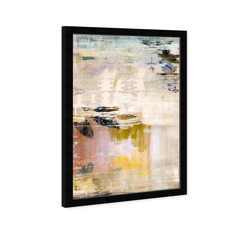 «Summer Layers» par Oliver Gal - impression encadrée, Cadre noir, H 17 po x l 12 po