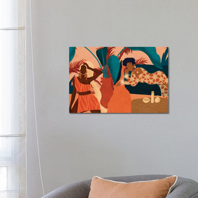«Girls Night In» par Reyna Noriega - reproduction imprimée