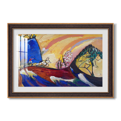 Painting with Troika, 1911-Wassily Kandinsky-Custom Framed Canvas