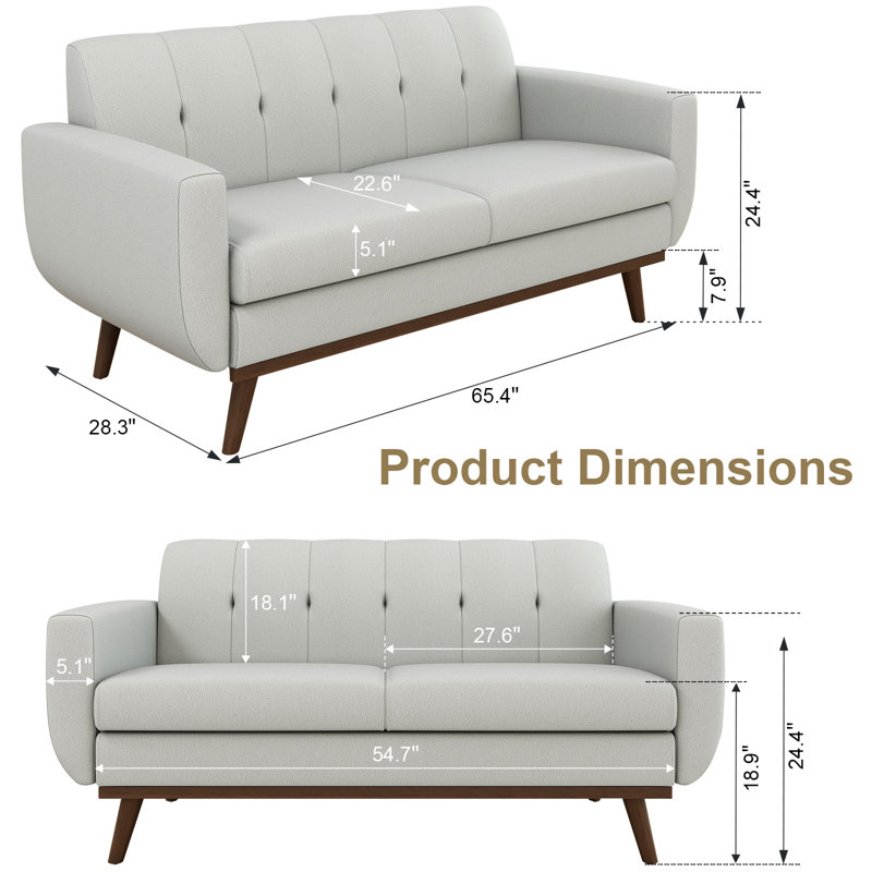  Causeuse Travarious, Gris
