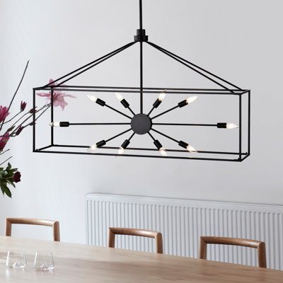 Damarrion 10 - Light Dimmable Cage Chandelier