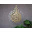 Ayatul Kursi, art mural en métal, décor de calligraphie arabe, décoration intérieure, cadeau de l'Aïd, or mat et argent mat-698235386