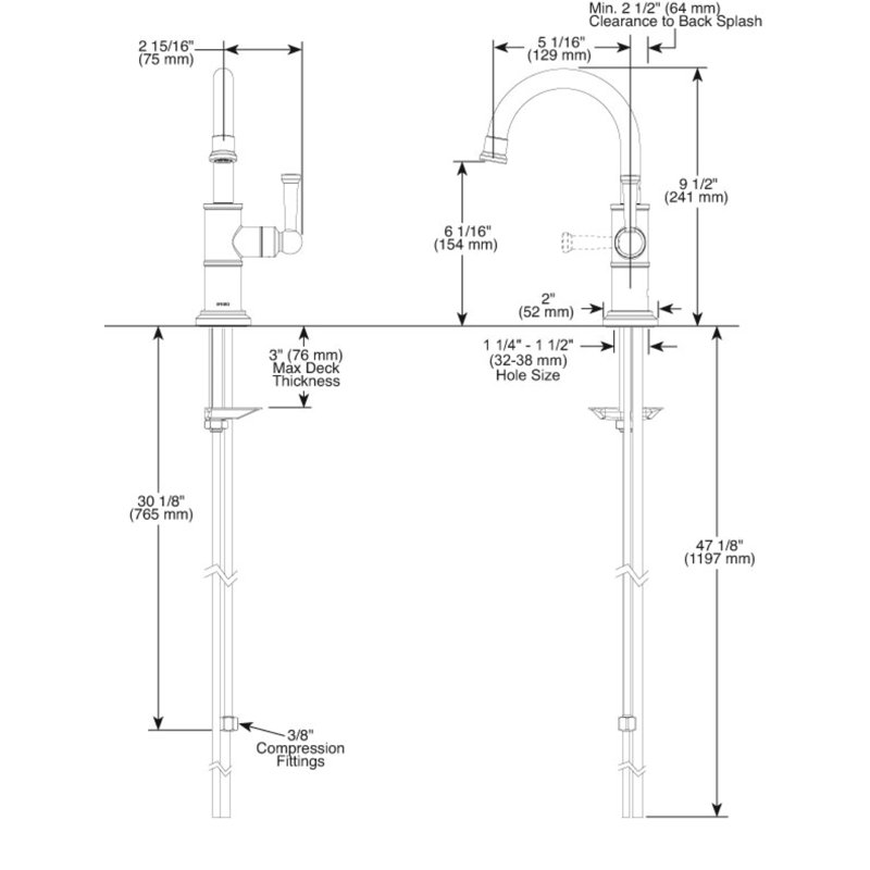 Artesso® Beverage Faucet, Matte Black