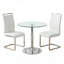 Ensemble de salle à manger 3 pièces Modern Glam-1964592447-1978296207