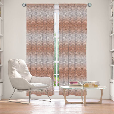 Paire de rideaux obscurcissant en polyester Birty