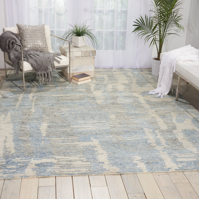 Bellaire Abstract Hand Woven Area Rug, Rectangle 168 x 226cm