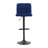 Myda Swivel Upholstered Adjustable Height Counter Stool with Metal Frame-427332325