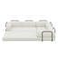 Canapé-lit modulaire, tissu velours côtelé-209552525