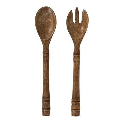 Bilbao Wood Salad Server 2 - Piece Set