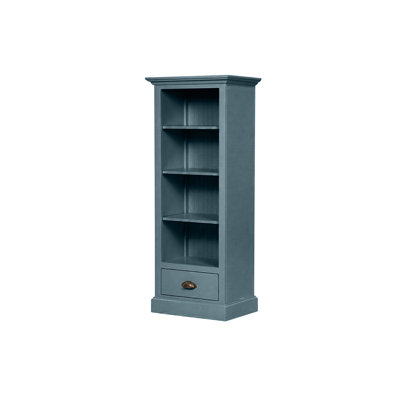 Modern Solid Wood Bookcase with lower drawer