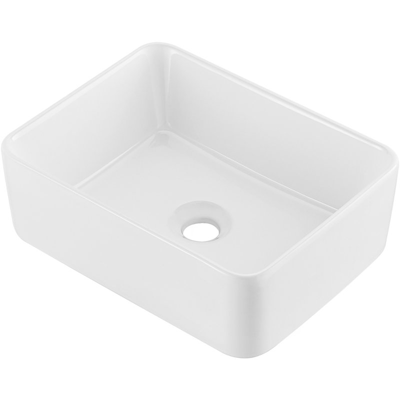 Meuble-lavabo vasque en céramique 16 po x 12 po Modern