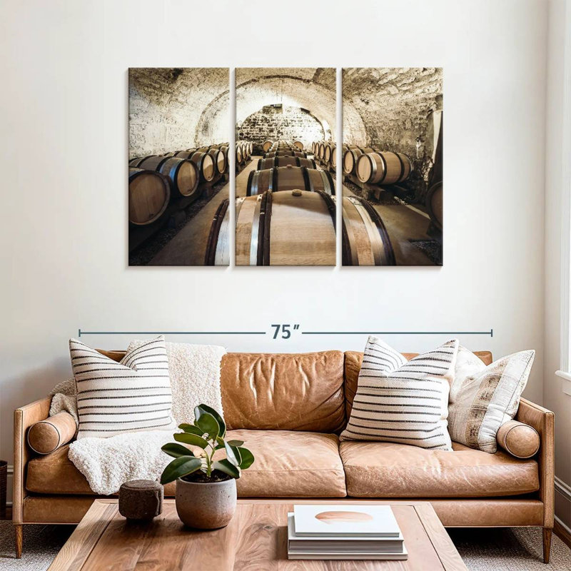 Yarlin Ancient Wine Cellar, 36" H x 57" W