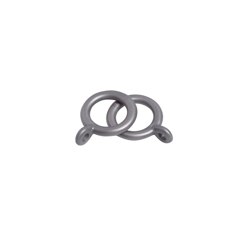 Jetta 6.86cm Curtain Rings, Silver, 27mm Internal Diameter