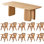 Solid Ash Wood Large Tabletop Dining Table