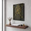 'Celestial Gold A' By Jean Plout Gold Metal Wall Art-1826417155