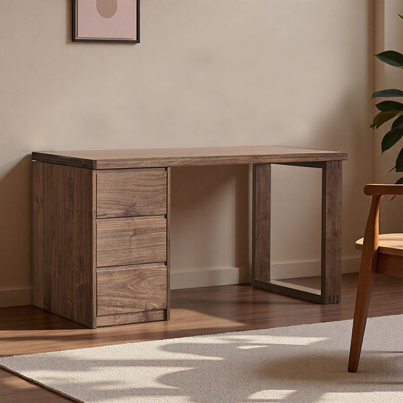 Bureau d'écurie de style américain, H 29,53 po x l 86,61 po x P 31,5 po