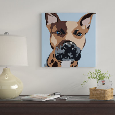 « prince the de bébé blue » par julie ahmad, reproduction d’impression sur toile tendue