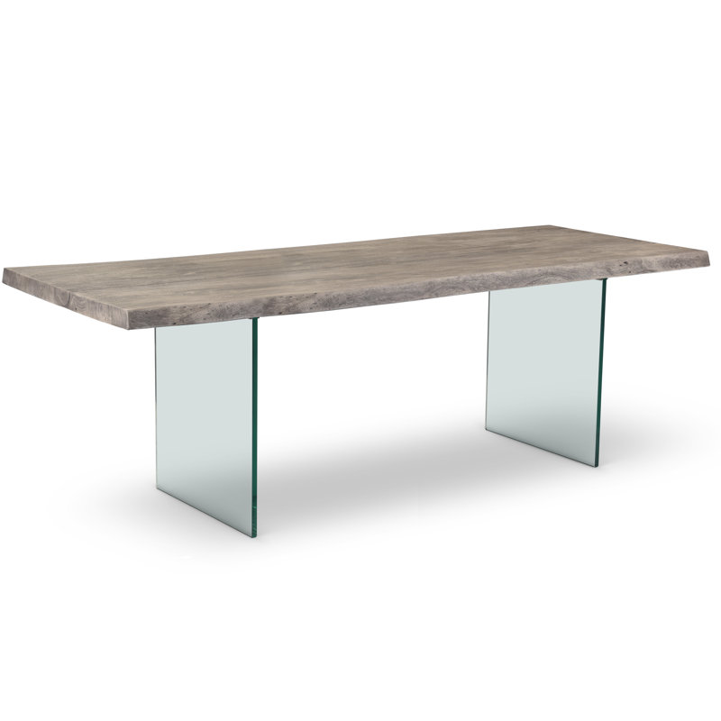 Acacia Solid Wood Top Dining Table, Americano, 116" L x 40" W