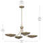 Lustre convertible XL 4 lumières Palmela-129761725