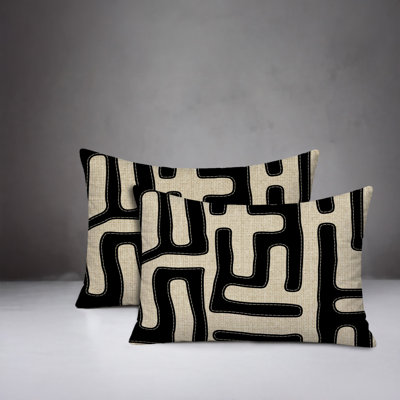 Tiwa 2 Sets Indoor/Outdoor Reversible Pillow