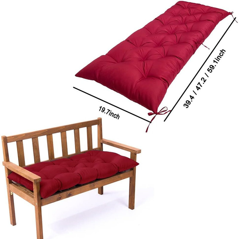 Coussin de banc imperméable extérieur / intérieur, banc antidérapant ...