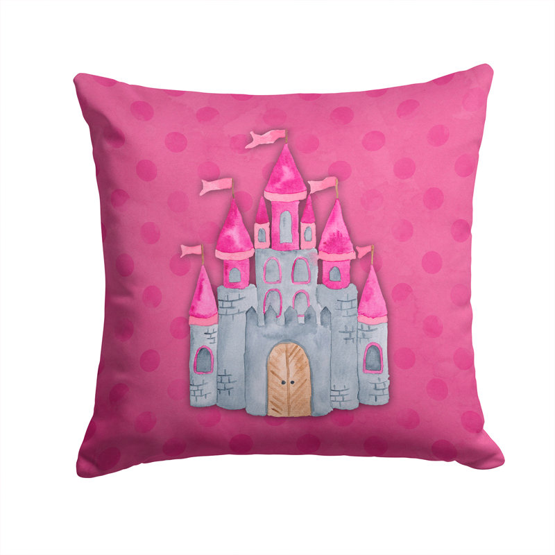 Polka Dots Outdoor Throw Pillow, 14" x 14"
