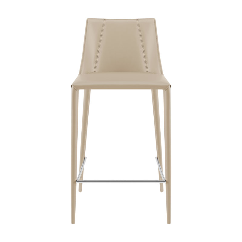 Tabouret de bar Carramar, Tabouret de comptoir (siège d'une hauteur de 26 p, Taupe