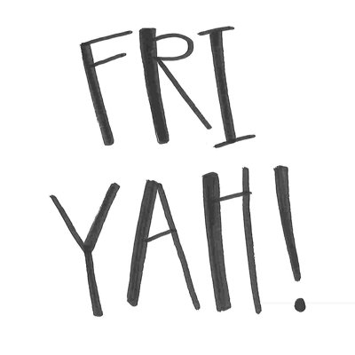 Fri Yah! - Wrapped Canvas Print