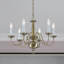 Lustre classique à 6 lumières de style bougie Benedetto-62820058-28328522