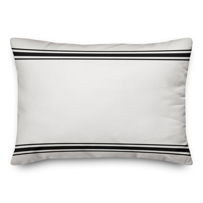 Housse de coussin rectangulaire et insert