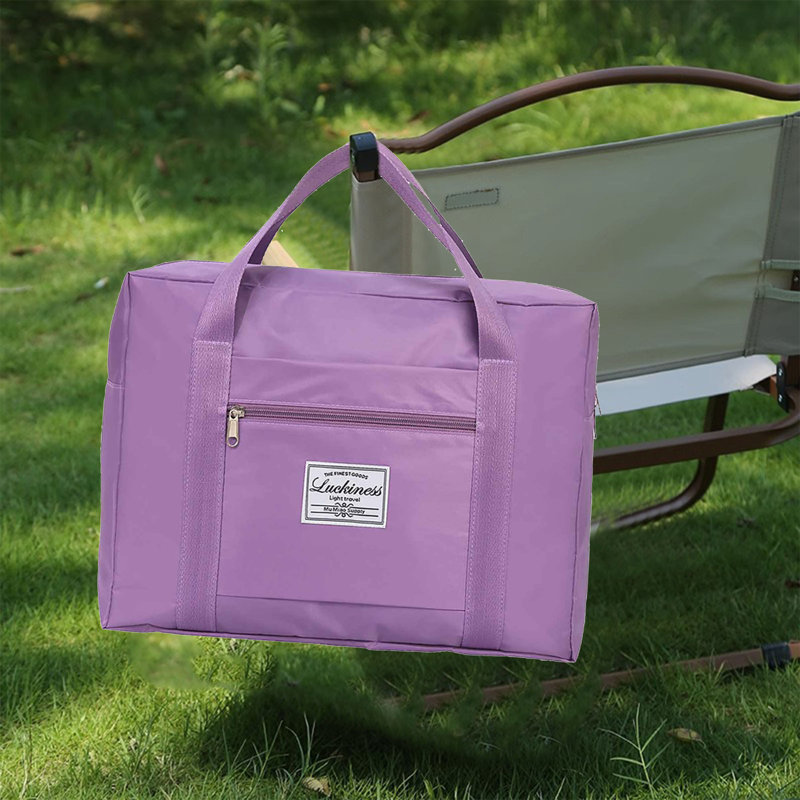 Foldable Travel Duffel Bag Tote Carry Luggage Person Item Bag Sport Duffle Weekenders Carry For Women Girls, PPL