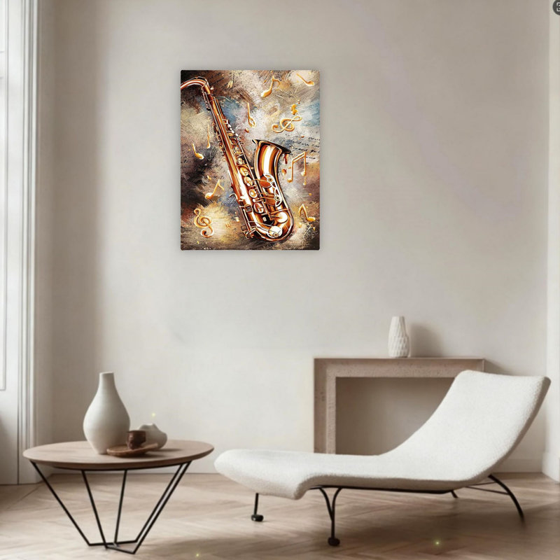 Art mural 24 po x 36 po Jazz