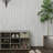 Multifunctional Shoe Bench, Cushion, Drawer, Keys, Sunglasses, 10 Compartments, Gray, Particle Board Padded Seat, Accessories, - Compartment, Rack, Gray