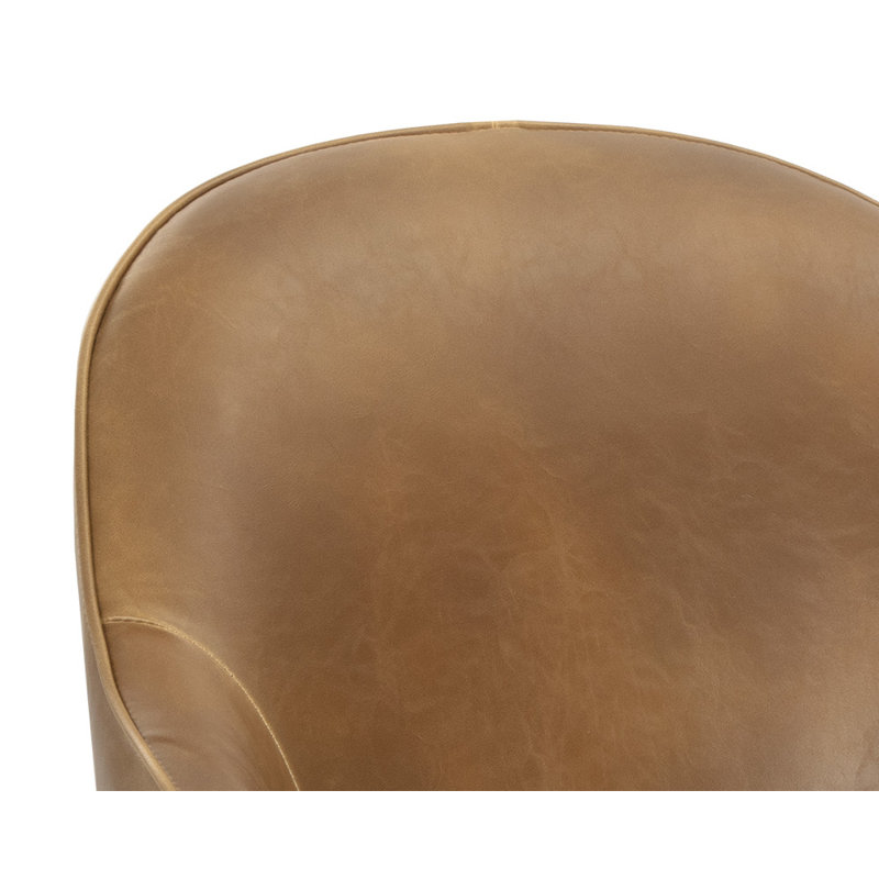 Bretta Upholstered Dining Chair, Brown