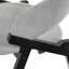 Chaise d'appoint en gris Moberg-712044800