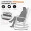 Chaise berçante en bois surdimensionnée pour l'extérieur-1342655995