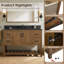 Ensemble de meuble-lavabo simple 48 po Radstock-134436143-134436142