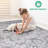 8x10 Grey/silver/ Entryway Floor Covering - Non-shedding, Stain , Stylish For Dining Room Decoration Rug Elegant Bedroom-1909531823