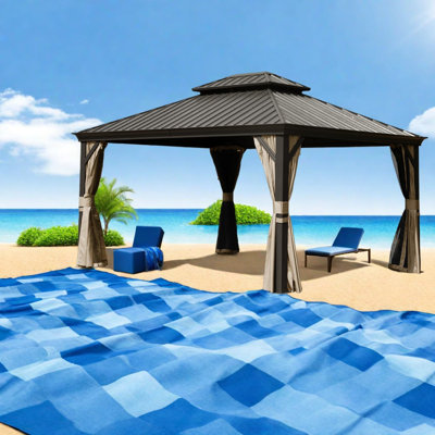Spacious Canopies & Gazebos(must Include Frame), Steel Roof For Patio