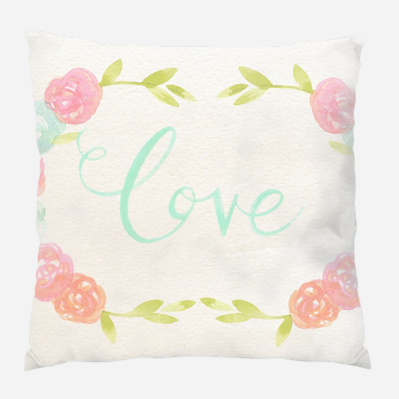 Coussin de sentiment Elosie, Microsuède, Intérieur