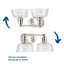 Éclairage pour meuble-lavabo 36 po Leo-2128981043-2086810912
