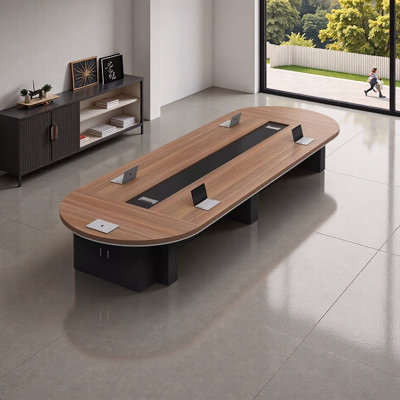 Table de conférence de luxe moderne avec rangement