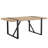 7-Piece Modern Industrial Rectangular Wood Dining Set with Metal Base and Upholstered Chairs-1478954553-1543280685