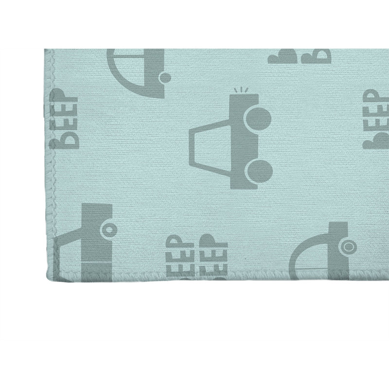 Paillasson Beep Match, Bleu clair, L 84 po x L 60 po