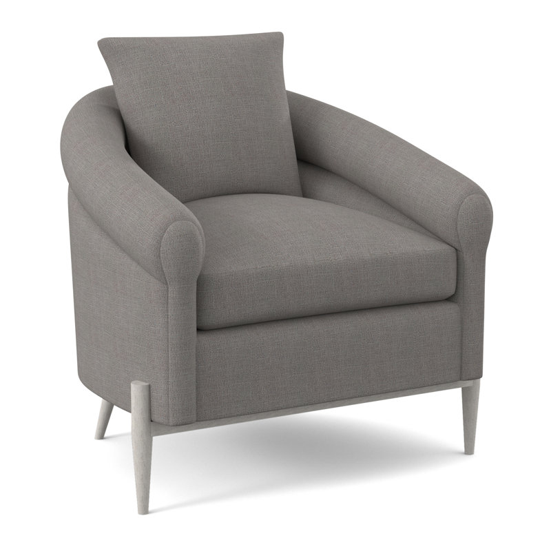 Jaxson Upholstered Armchair, Bisque, Kinsley Sky Viscose
