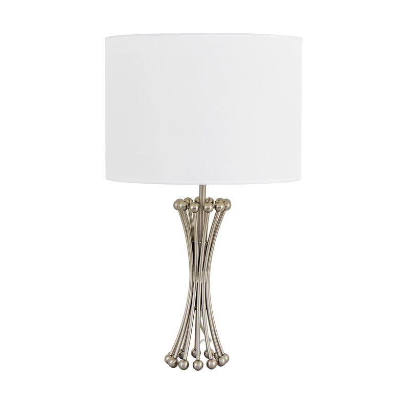 Lampe de table 1 lumière, Argent