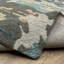 Tapis gris / bleu Renli-912150845