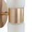 1- Light Dimmable 16.1'' H Armed Wall Sconce-697350797